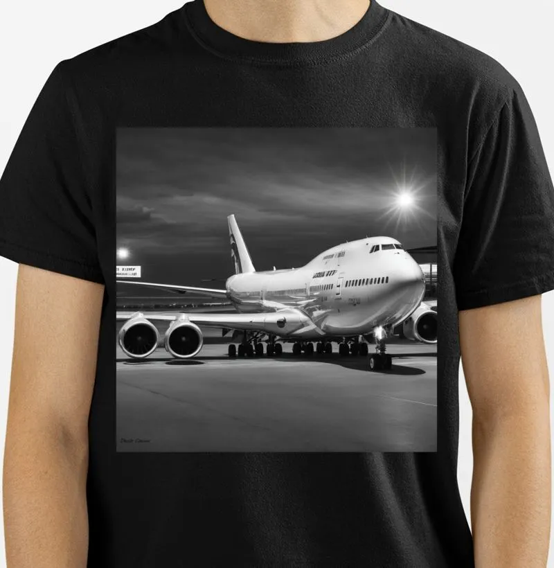 Camiseta aviao 747