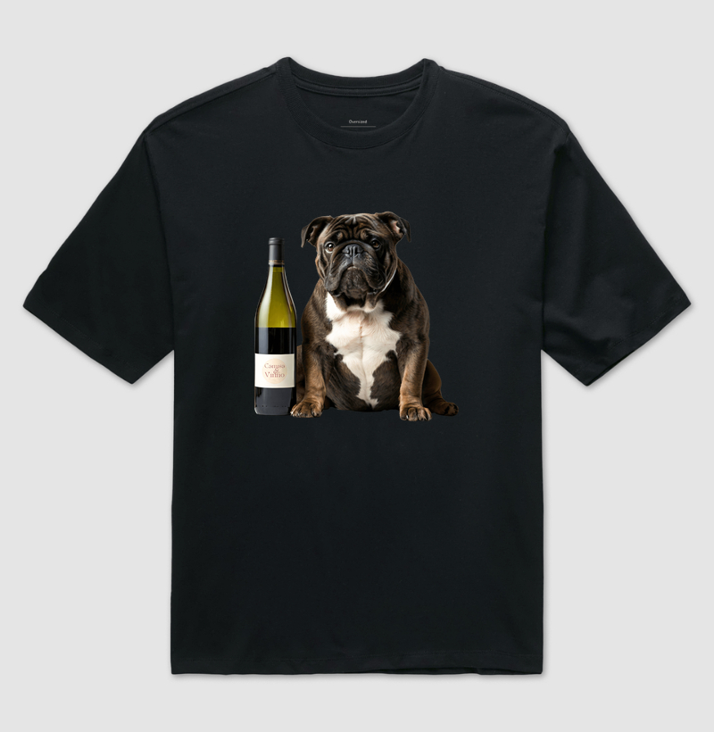 Cachorro E Garrafa De Vinho (2)