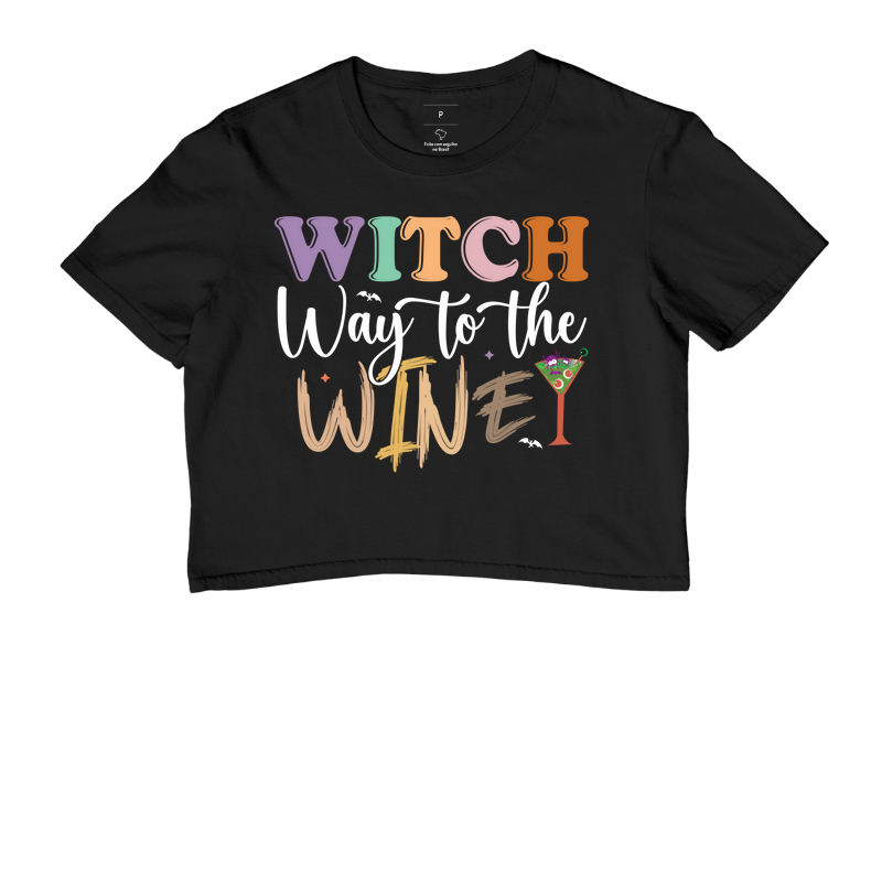 Camiseta Witch Way to the Wine - Halloween