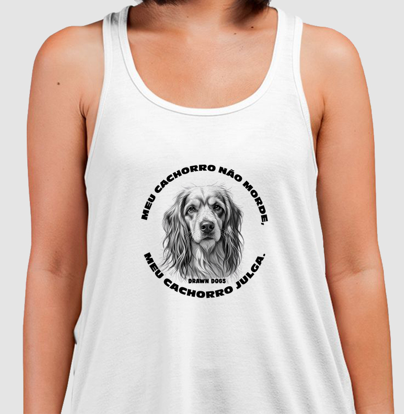 Meu cachorro não morde. Meu cachorro julga.