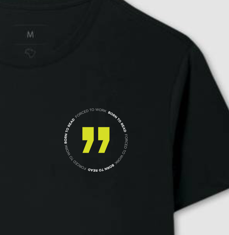 Camiseta - Born to Read Forced to Work