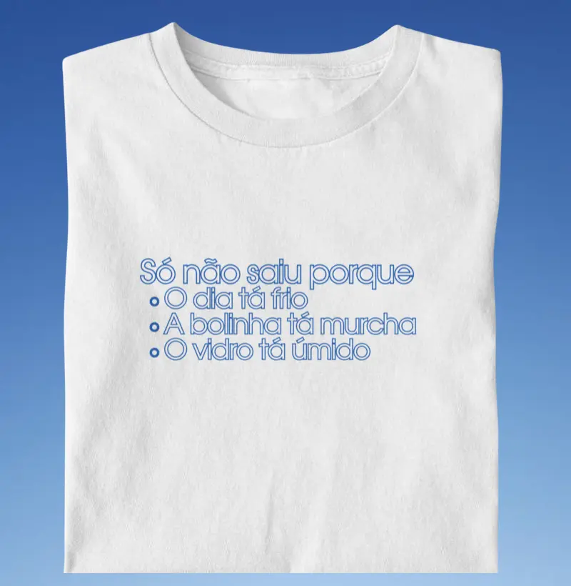 Só não saiu porque