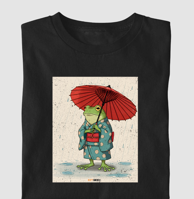 Camiseta Infantil Ame Kaeru