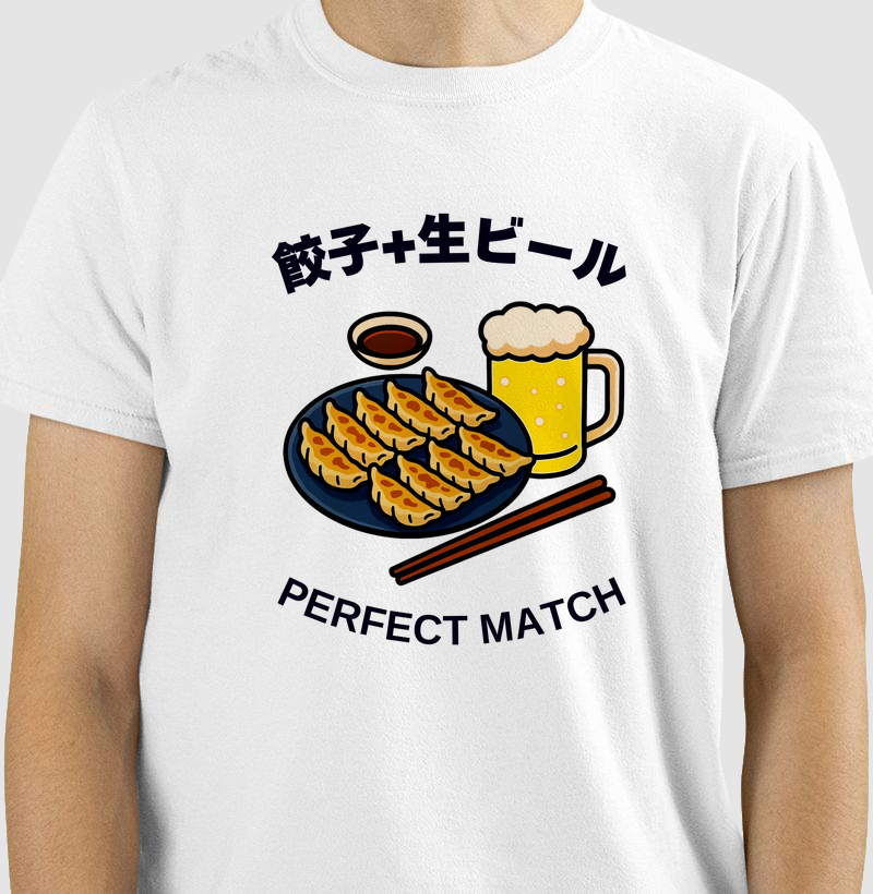 Camiseta Gyoza + Chope