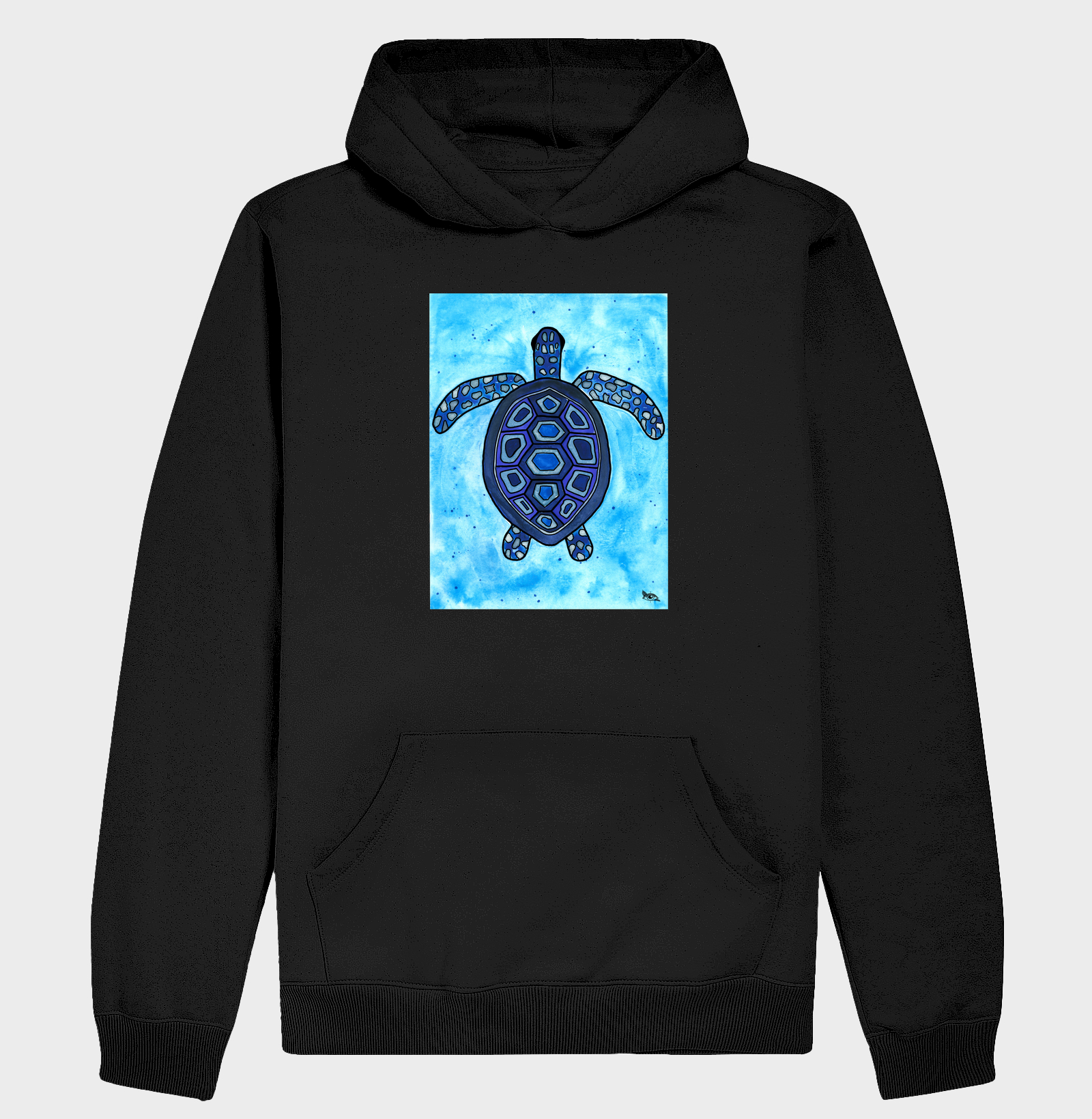 Tartaruga Azul 2.0 - Aquarela