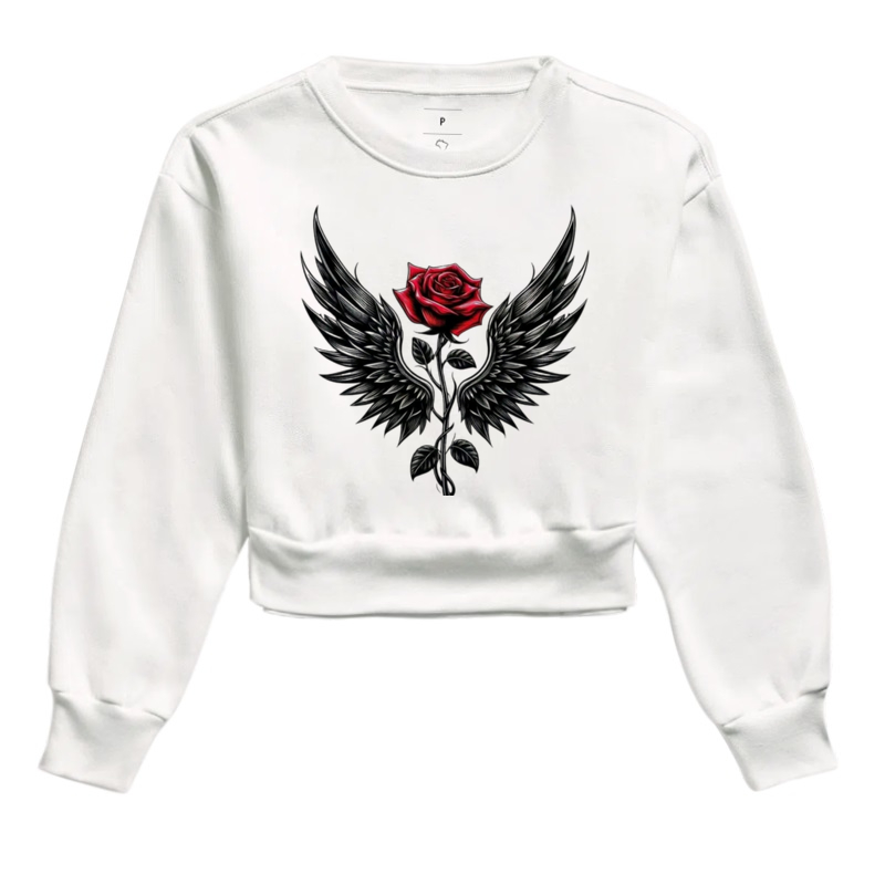 Cropped Moleton Rosa 
