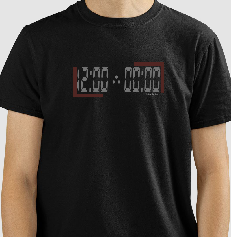 Camiseta maçonaria - Meio dia meia noite