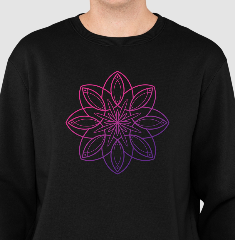 MANDALA FLOR DE JÚPITER COLORIDA