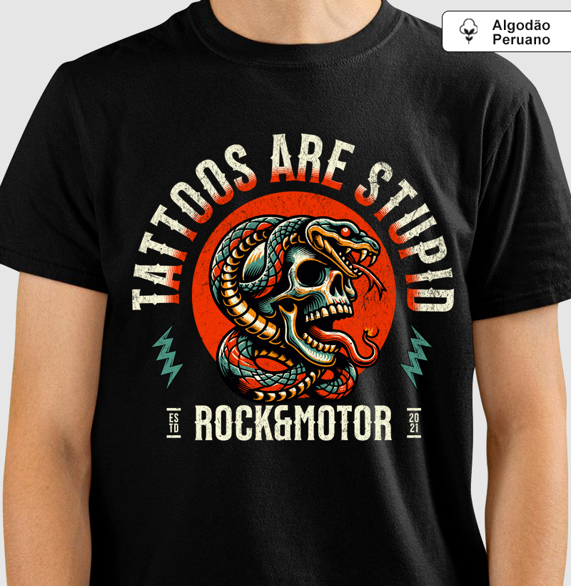 Tattoo Are Stupid - Skull