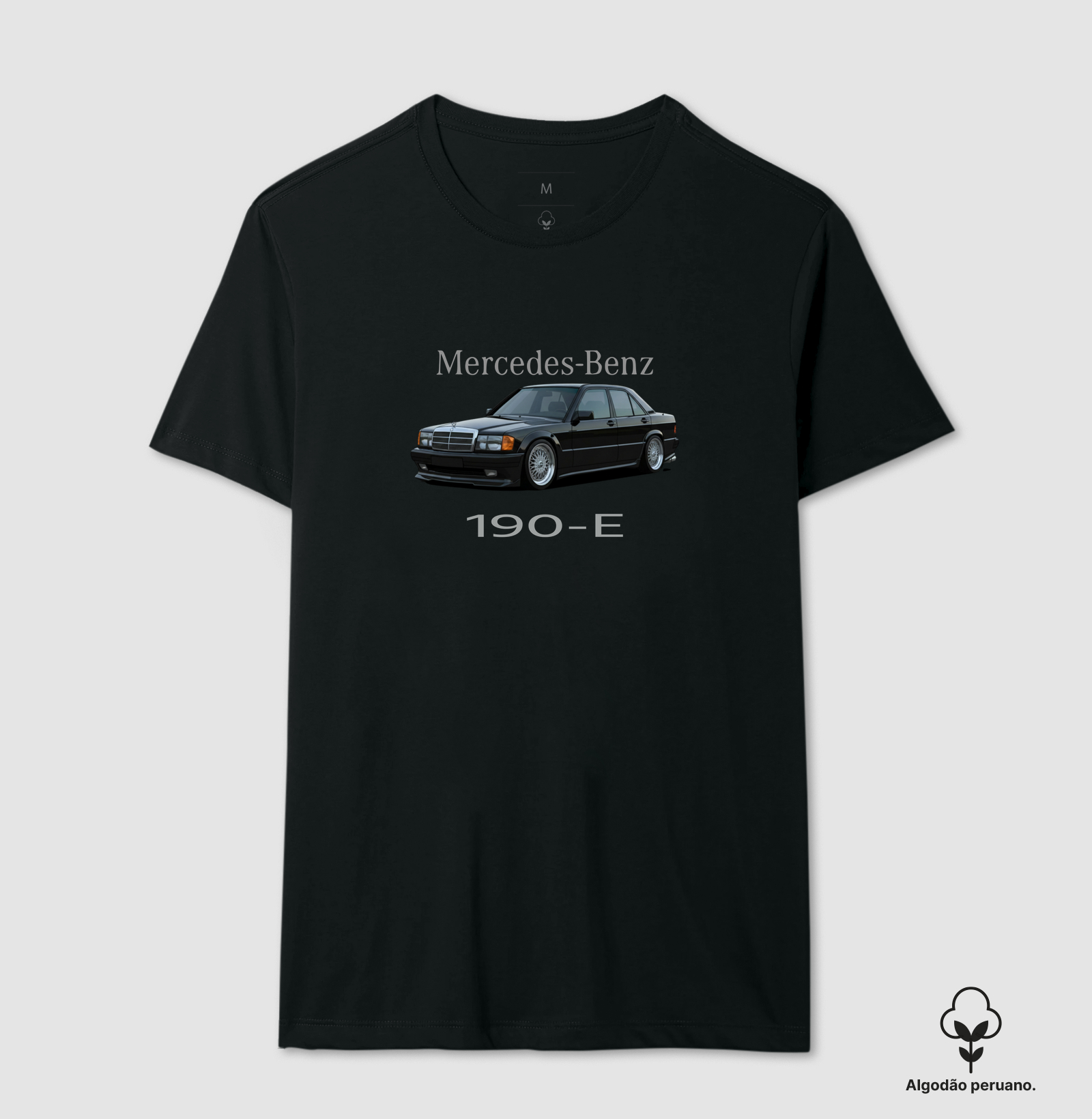 Camiseta Mercedes-Benz 190E — Elegância alemã | Algodão Premium