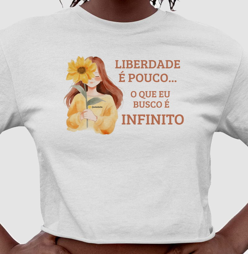 Liberdade é pouco... O que eu busco é infinito.