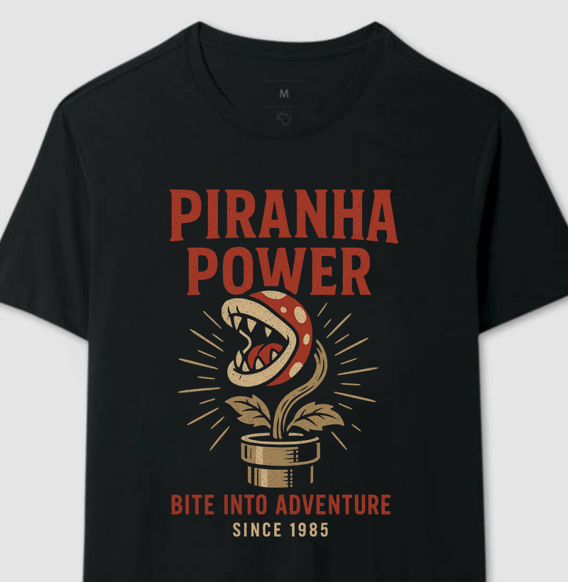 Piranha Power Mario Retro Series