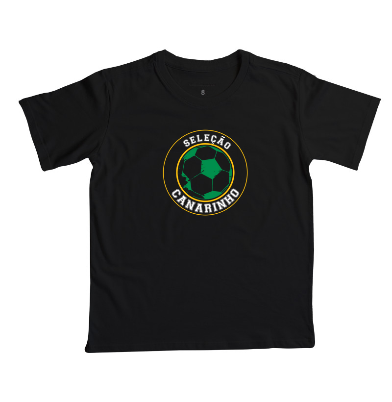 Camisa infantil - Seleção Canarinho - Arte Bola