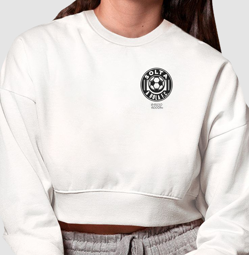 Cropped Moletom Solta a Bola F.C.