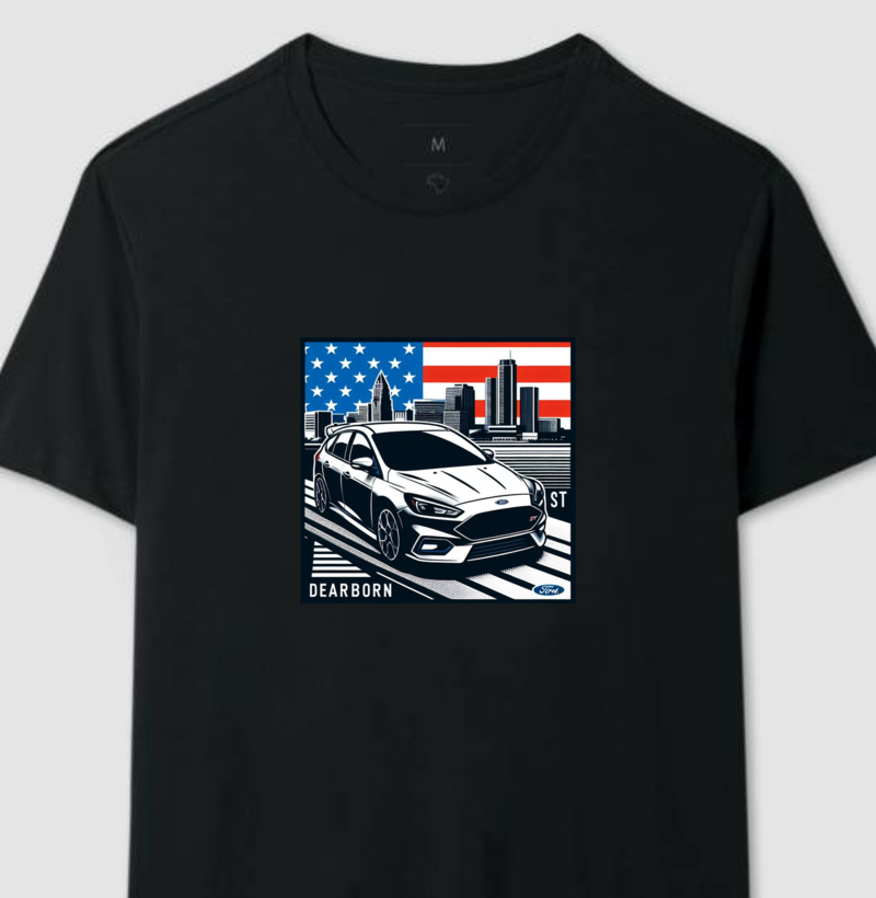 Camiseta Manga Curta Focus ST Dearborn