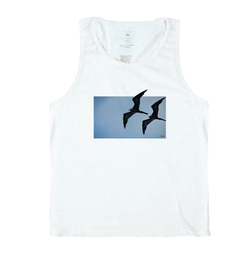 Regata Masculina Estampa Liberum Etheris - Branco