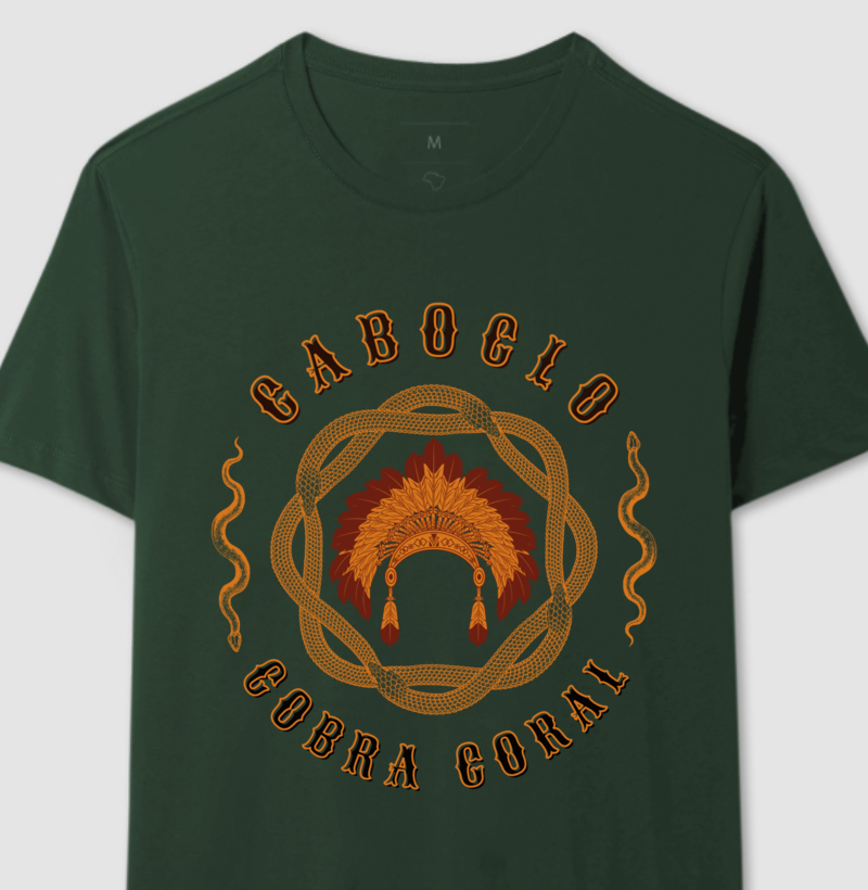 Camisa Caboclo Cobra Coral