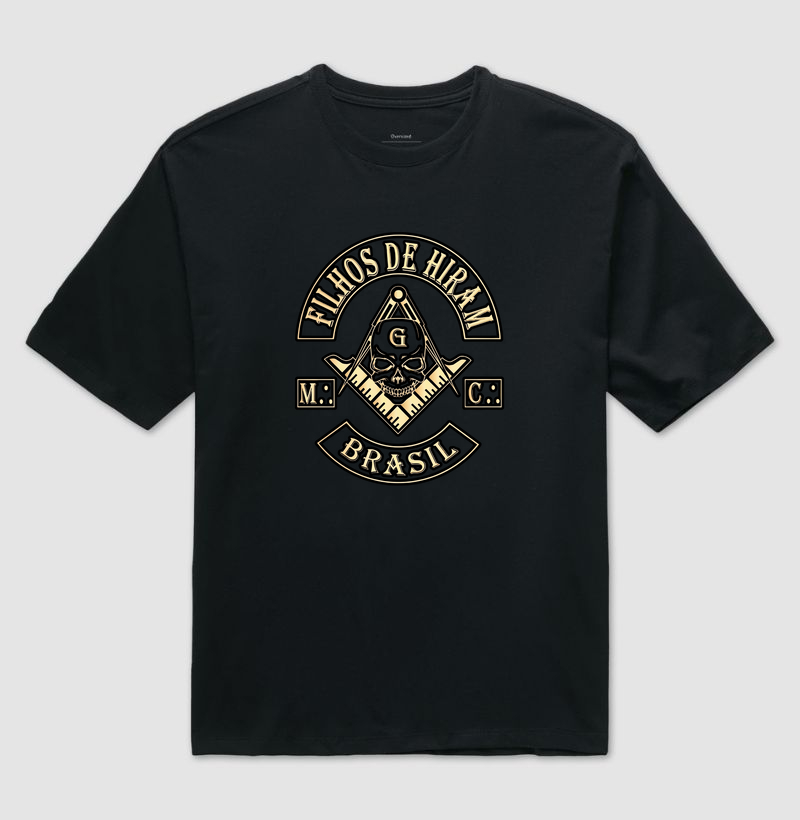Camiseta Oversized Personalizada Filhos de Hiram - Mr. GADU