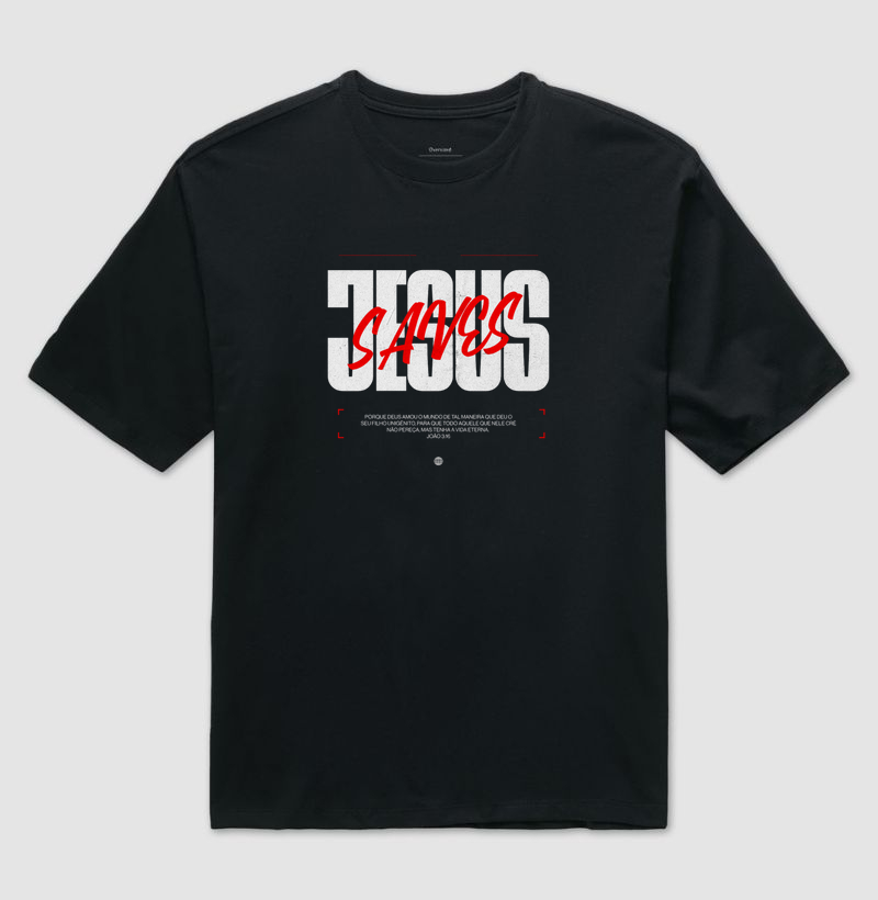 OVERSIZED JESUS SAVES 2