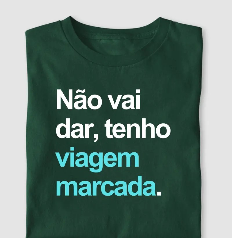 Tenho viagem marcada