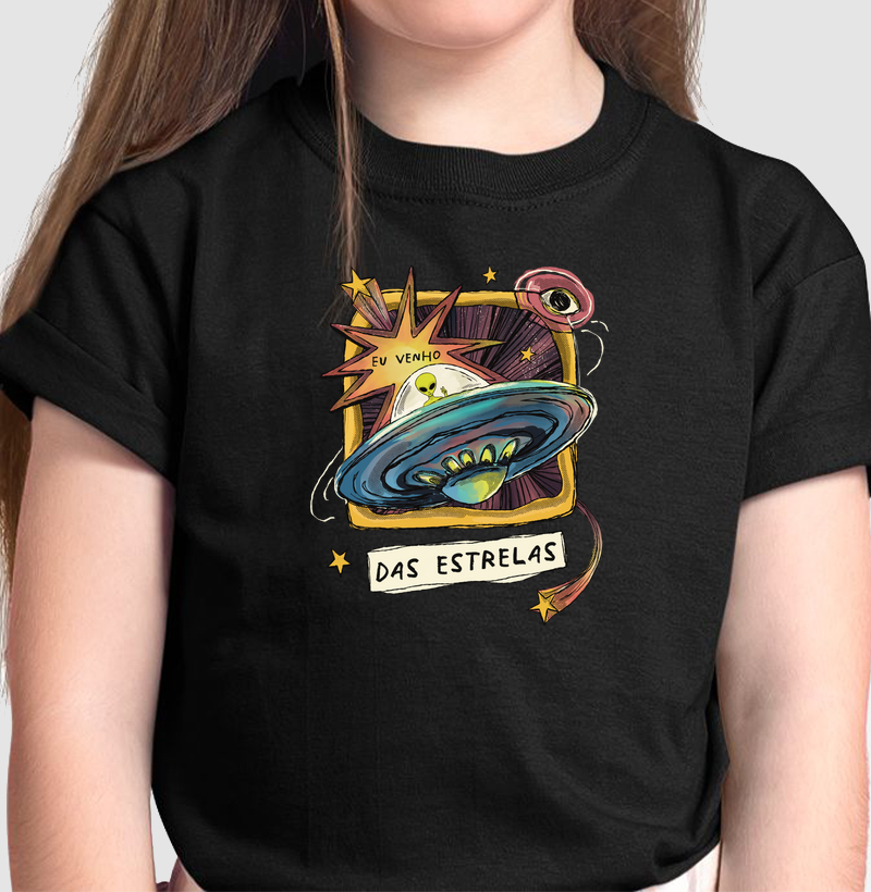 Camiseta Eu venho das Estrelas
