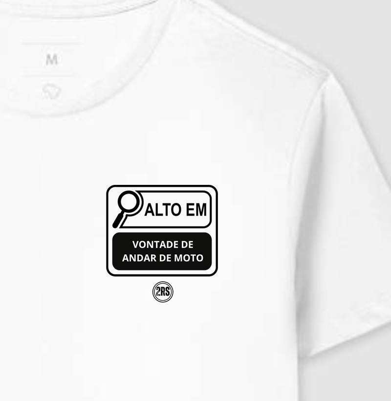 ALTO EM VONTADE DE ANDAR DE MOTO