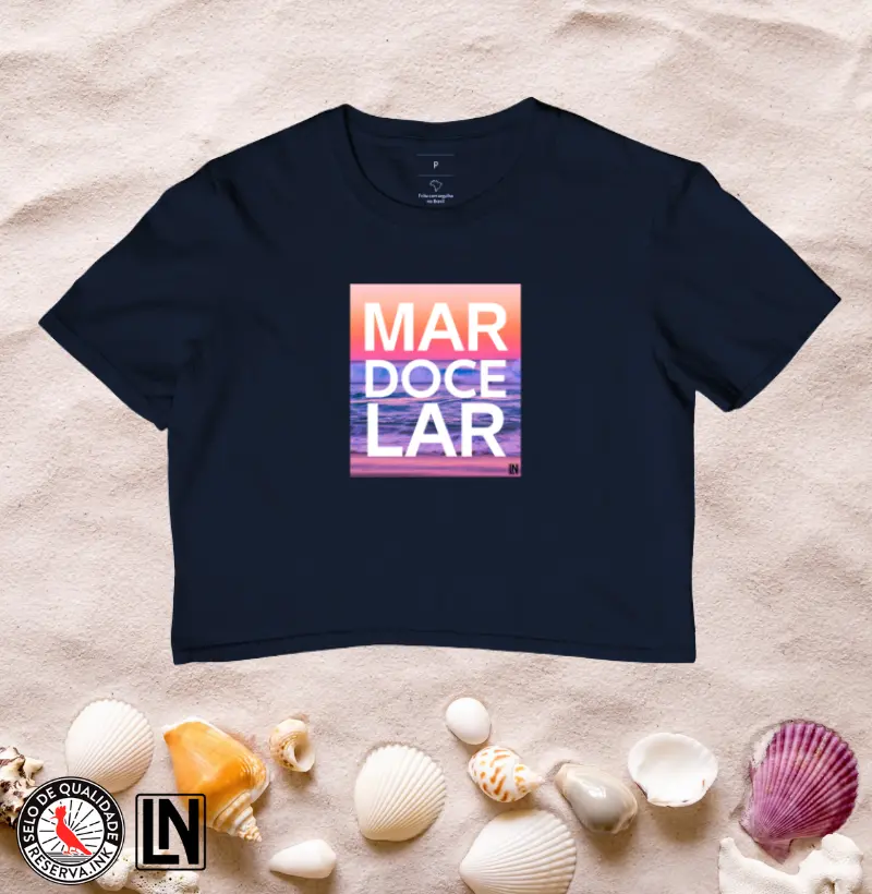 Cropped Mar Doce Lar