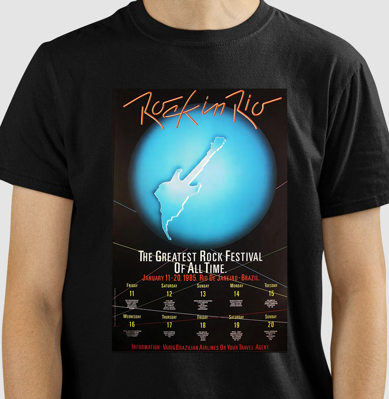Camiseta Rock In Rio 3