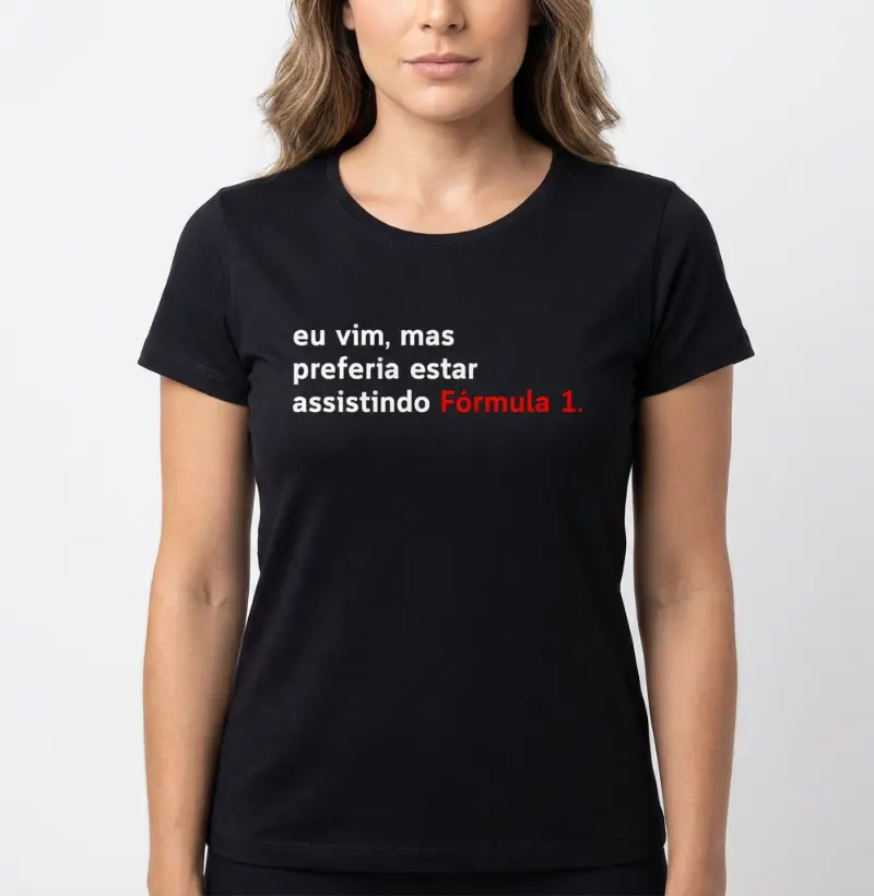 Preferia estar assistindo Fórmula 1
