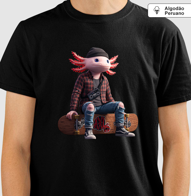 Camiseta Algodão Peruano - AXL, Grunge Anos 90