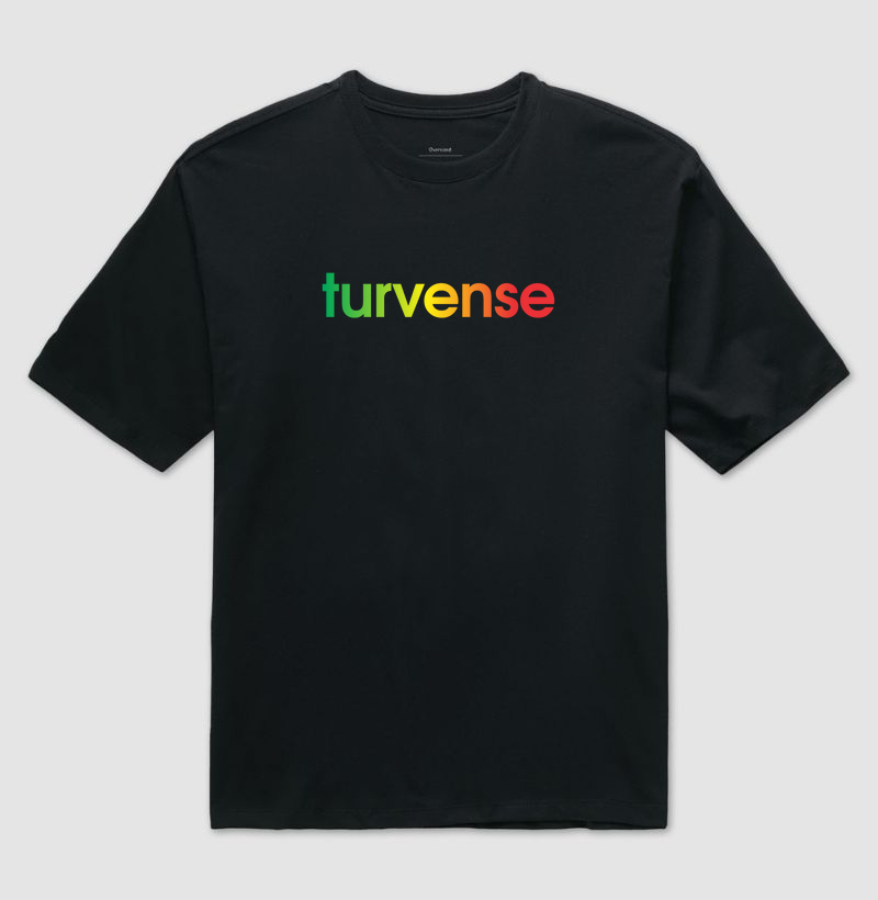 Camiseta Oversized Turvense Cores da Bandeira