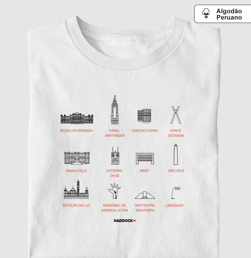 Camiseta Ícones Paulistas