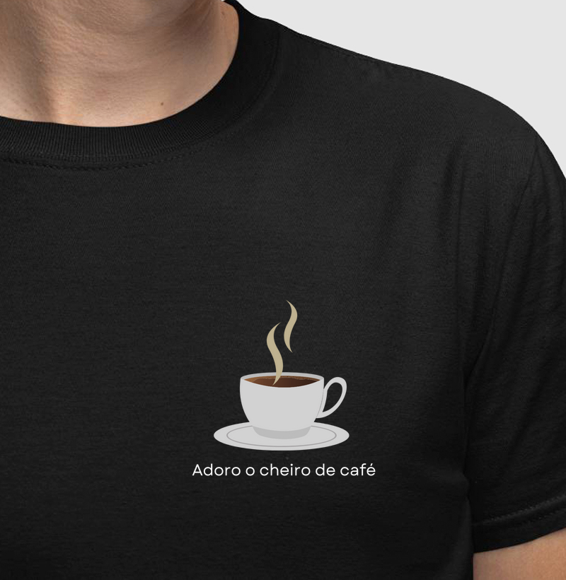 Camiseta | Adoro o cheiro de café