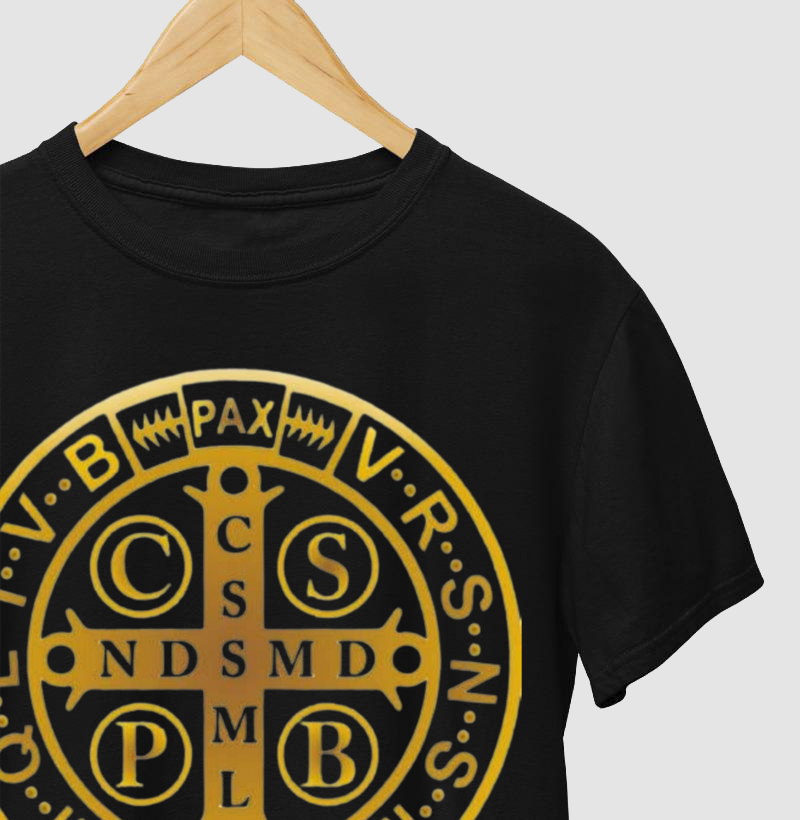 Camisa da Medalha de São Bento Dourada