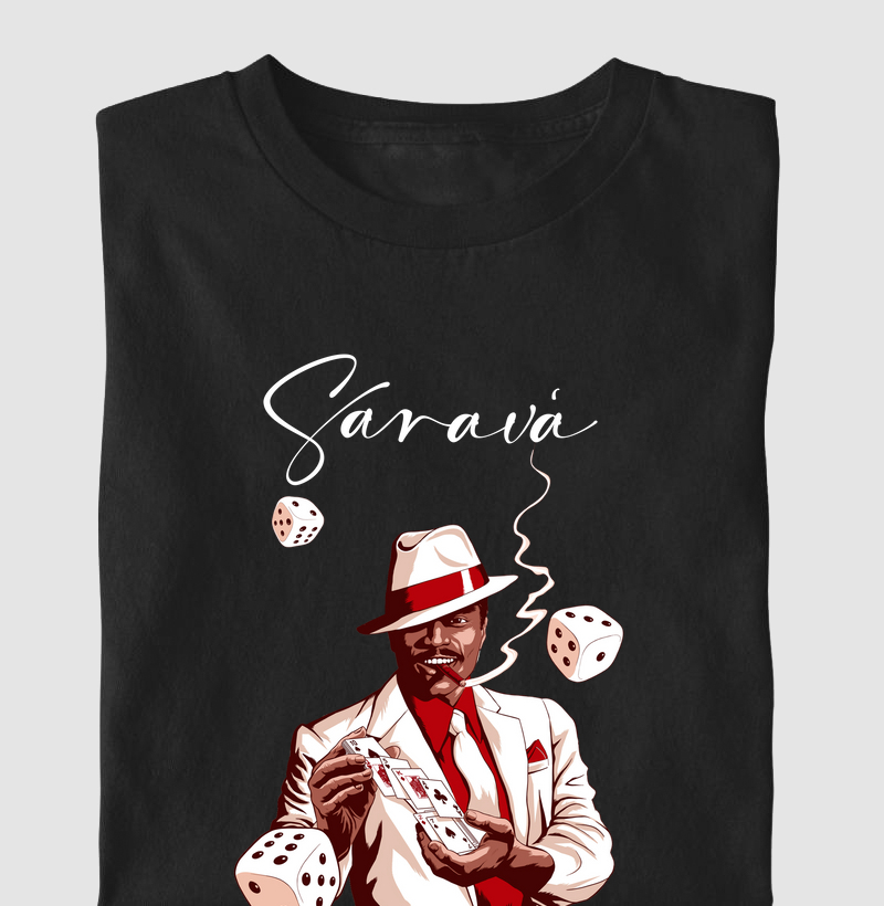 Camiseta ''Saravá Malandragem''