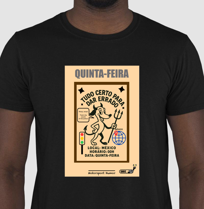 LANÇAMENTO - Camiseta - Tudo certo para dar errado