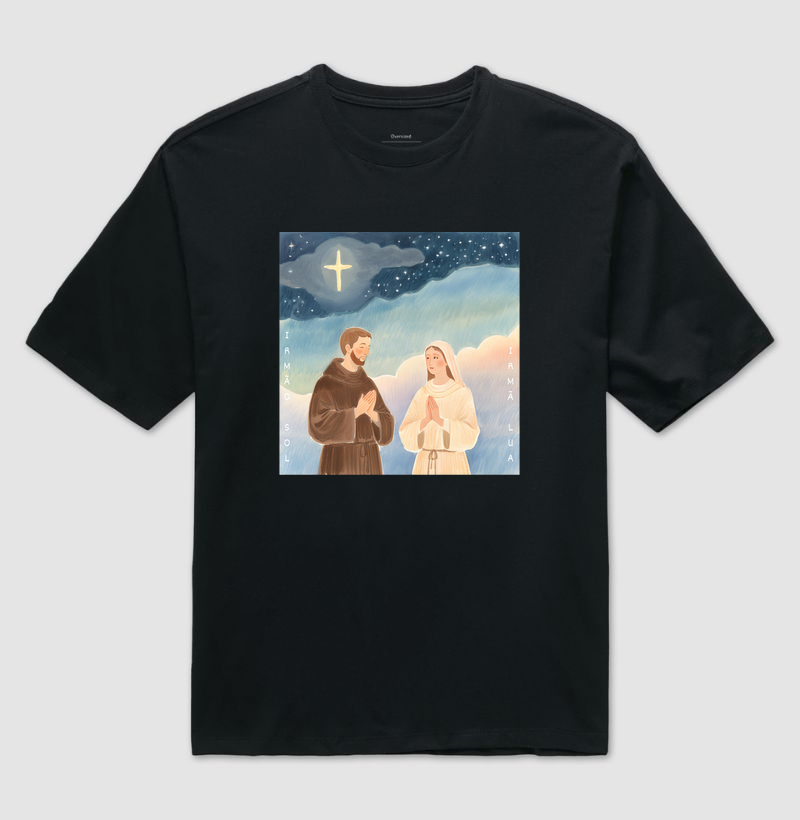 Camiseta Clara e Francisco de Assis