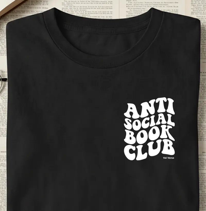Camiseta - Anti Social Book Club