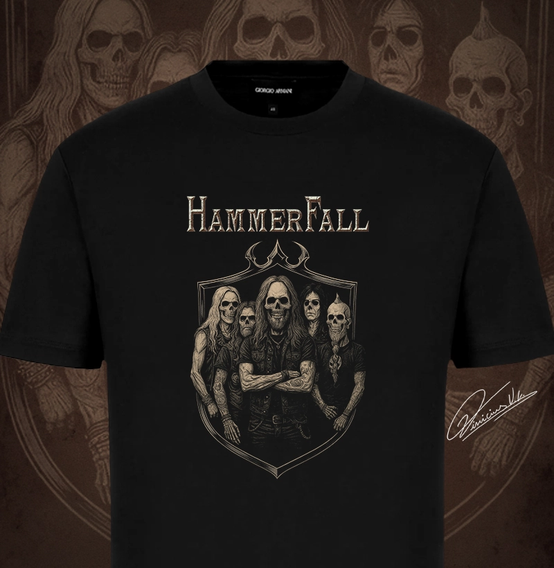 Hammerfall - Escudo Caveiras