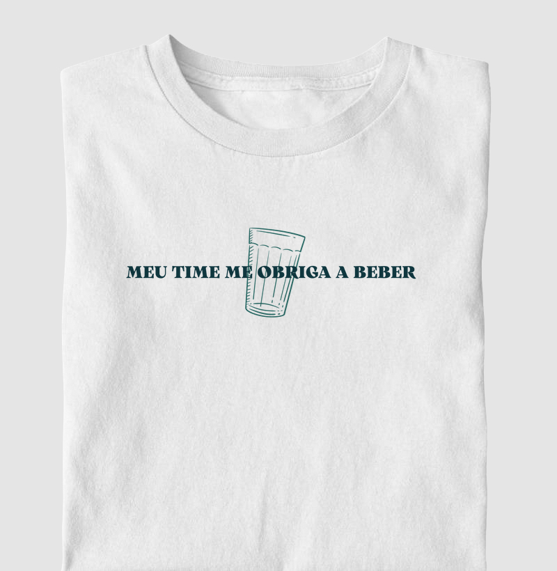 Meu time me obriga a beber