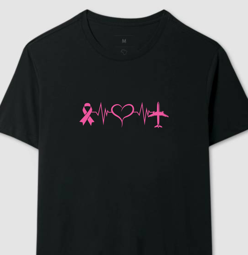 Camiseta Aerocardio Outubro Rosa