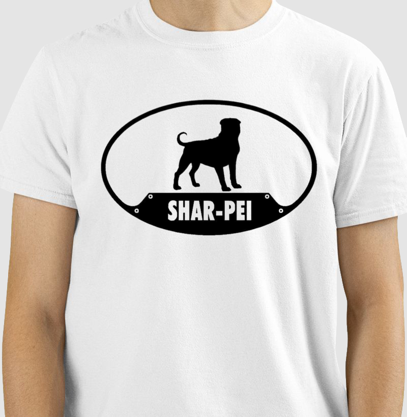 Shar pei silhueta