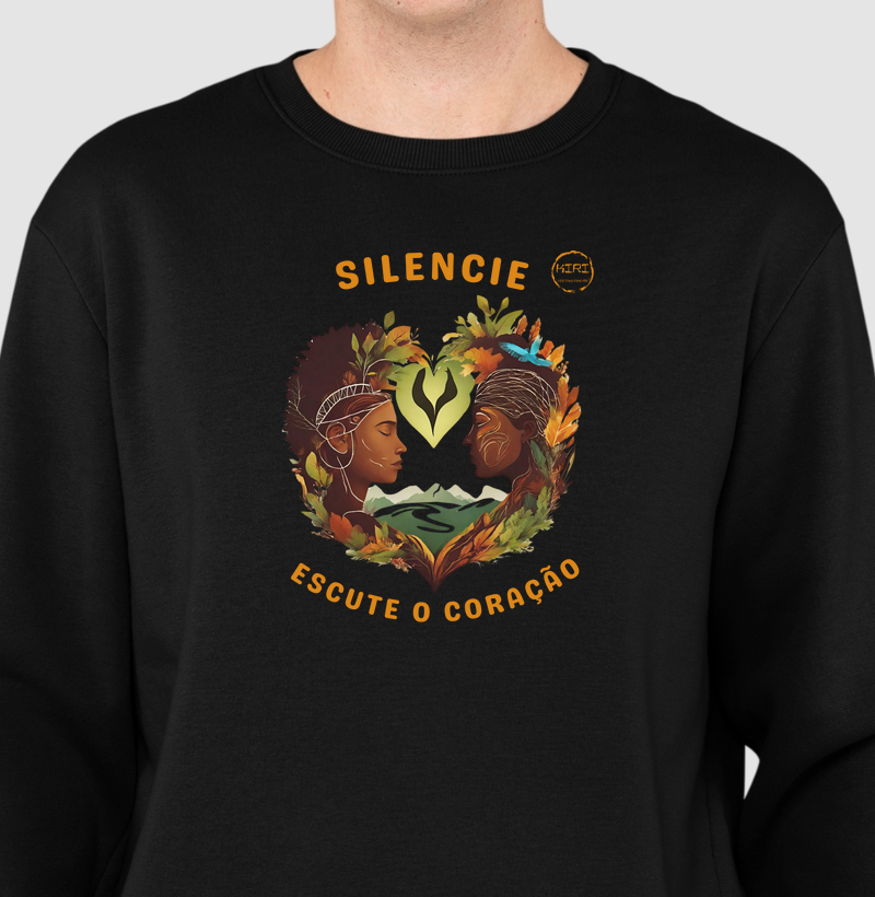 Moletom KIRI - Silencie, Escute o Coração