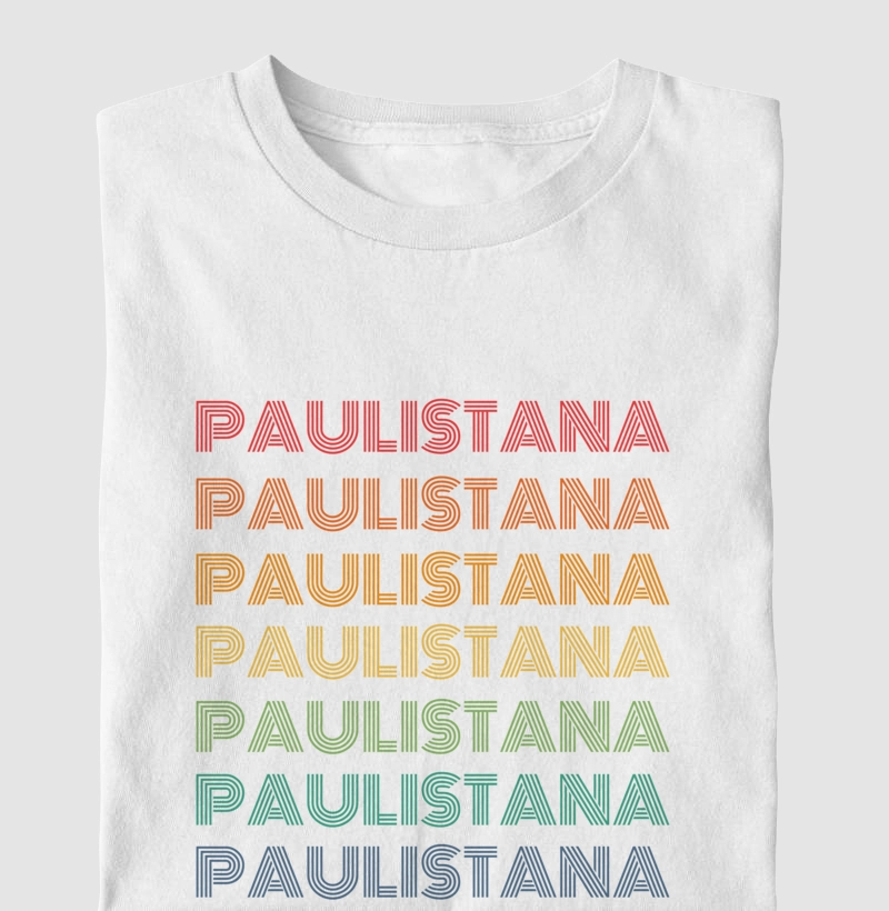 Paulistana Letreiro Retrô