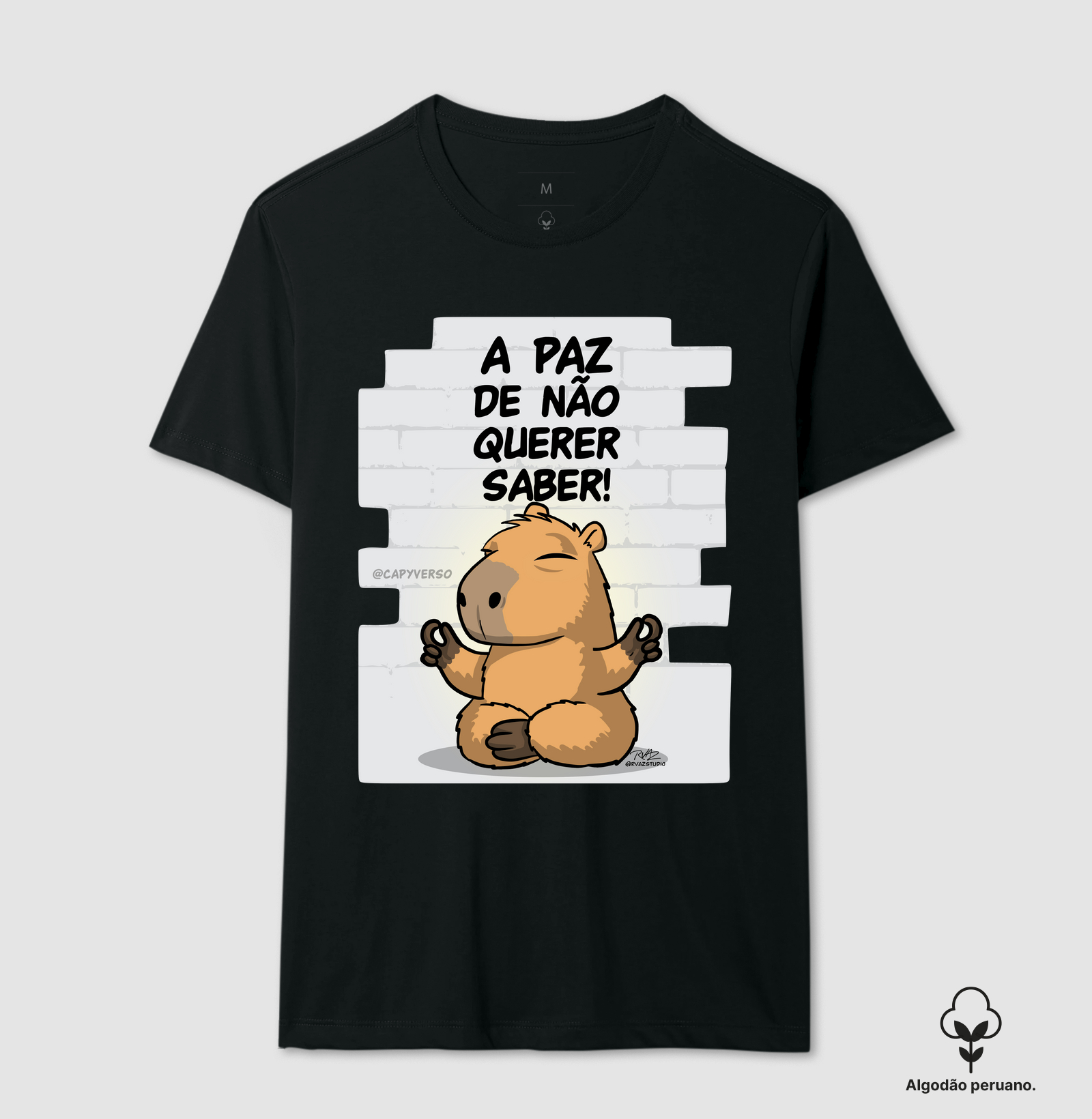 Camiseta Capivara Paz