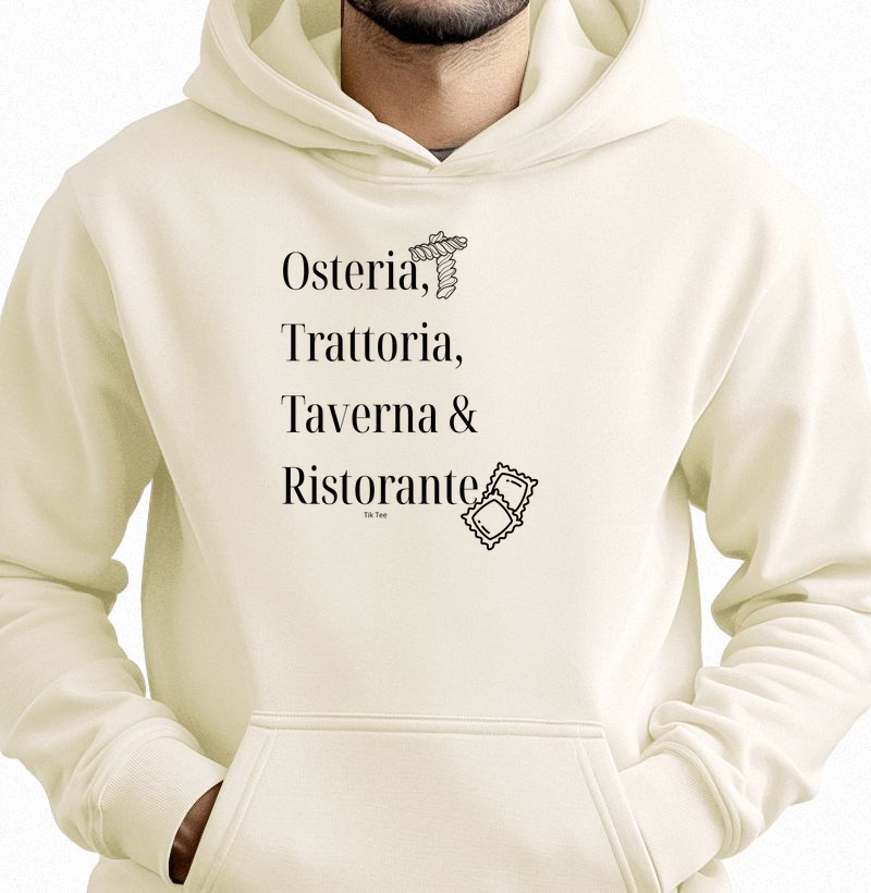 Osteria, Trattoria, Taverna & Ristorante