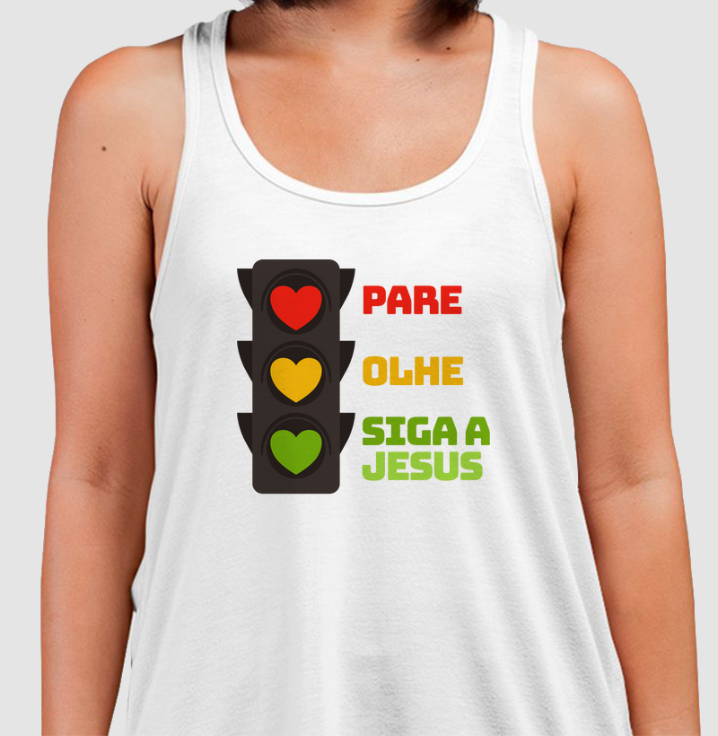 🚦 Pare, Olhe, Siga a Jesus – O Caminho da Vida ✨