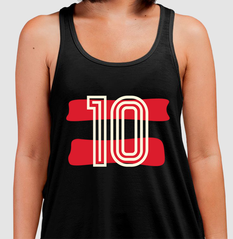 Regata camisa 10 rubro negra