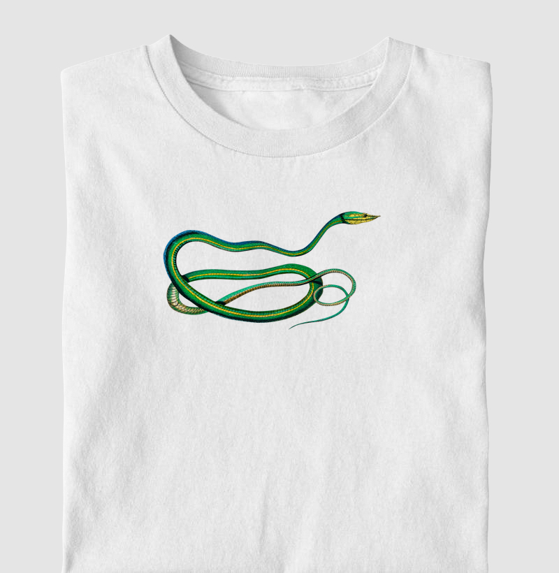 Vintage green vine snake