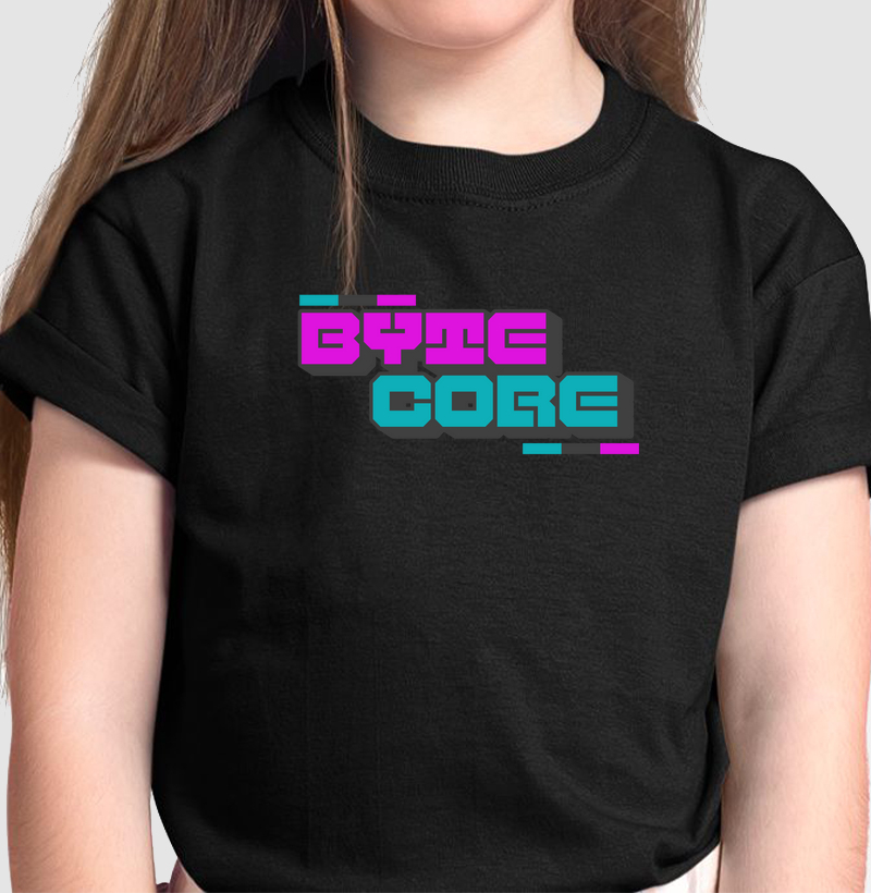 ByteCore: Camiseta Infantil - Estilo Tech com Inspiração Futurista